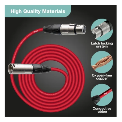 Cable XRL de 10 metros para conectar mesa con PA